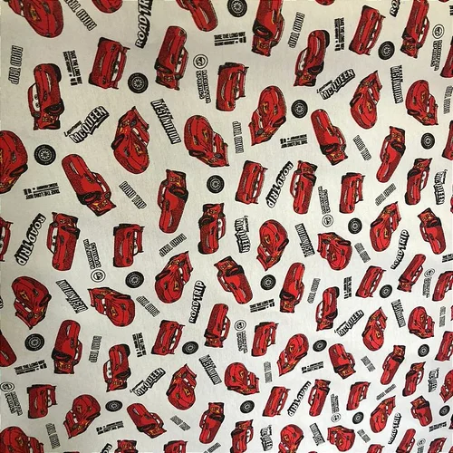 Tricoline Estampado Misto - Relâmpago Mcqueen