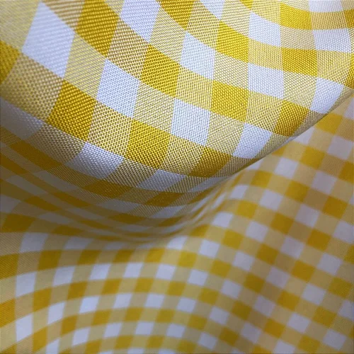 Tecido Oxford Xadrez - Amarelo