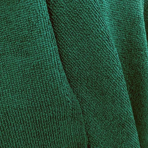 Tecido Atoalhado Felpudo Microfibra - Verde Escuro