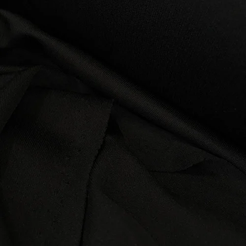 Malha Helanca Light Preta - 1,80m de Largura