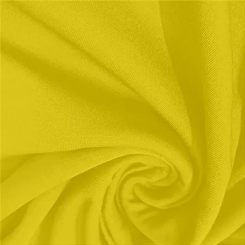 Malha Helanca Light Amarelo - 1,60m de Largura