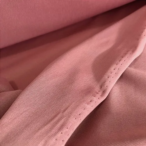 Malha Helanca Light Rosa Chá - 1,80m de Largura