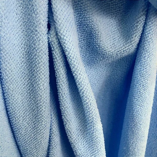 Tecido Atoalhado Felpudo Microfibra - Azul Claro