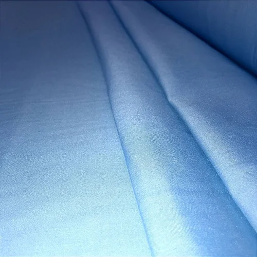 Tecido Tricoline Liso - Azul Claro - 1,50m de Largura