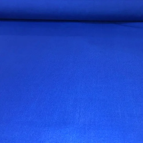 Tecido Tricoline Liso - Azul Royal - 1,50m de Largura
