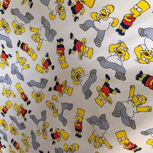 Tricoline Estampado Misto - Simpsons