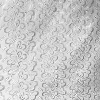 Laise Bordado Austríaco - Borboleta Floral Branco - imagem 2