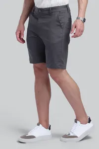Bermuda Alfaiataria Slim London Cinza Chumbo | Traje Urbano - imagem 3