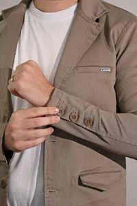 Blazer Genebra Slim Capuccino | Traje Urbano - imagem 2