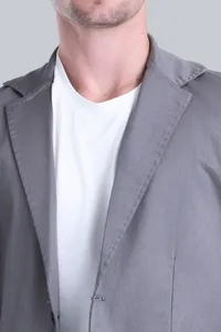 Blazer Mônaco Slim Cinza Chumbo | Traje Urbano - imagem 3