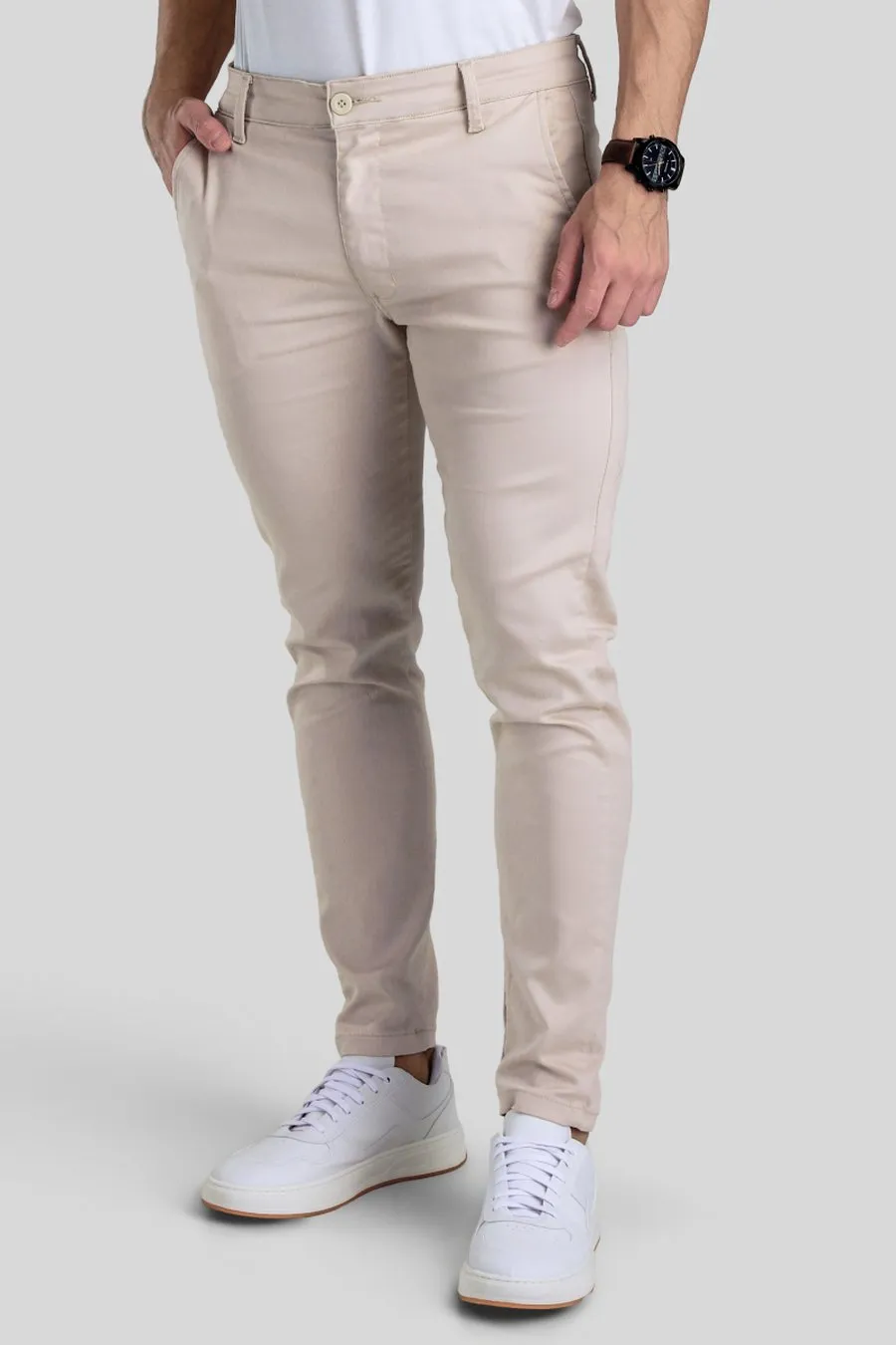Calça Alfaiataria Skinny Madrid Areia