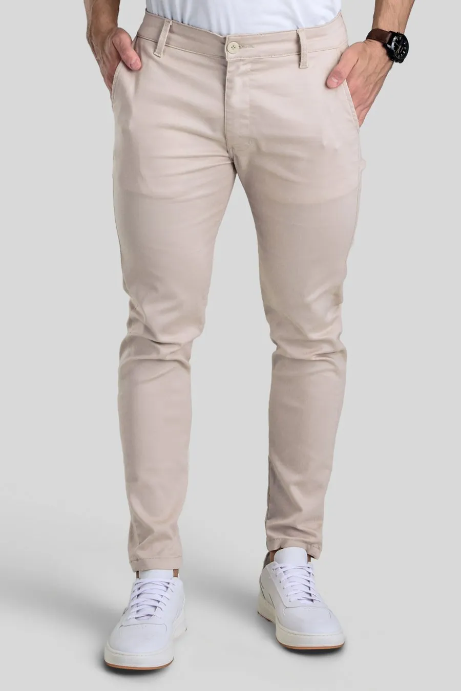Calça Alfaiataria Skinny Madrid Areia