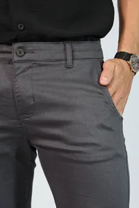 Calça Alfaiataria Skinny Madrid Cinza Chumbo | Traje Urbano - imagem 3