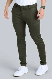 Calça Alfaiataria Skinny Madrid Verde Militar | Traje Urbano - imagem 2