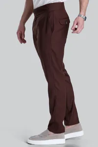 Calça Alfaiataria Provenza Slim Marrom | Traje Urbano - imagem 3
