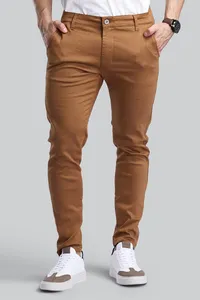 Calça Alfaiataria Skinny Caramelo | Traje Urbano - imagem 1