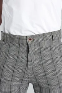 Calça Alfaiataria Slim Xadrez Verde | Traje Urbano - imagem 2