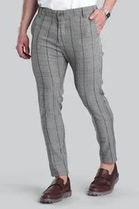 Calça Alfaiataria Slim Xadrez Verde | Traje Urbano - imagem 3