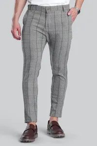 Calça Alfaiataria Slim Xadrez Verde | Traje Urbano - imagem 1