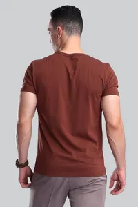 Camiseta Algodão Egípcio Marrom | Traje Urbano - imagem 2