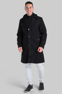 Sobretudo Montblanc Preto | Traje Urbano - imagem 2