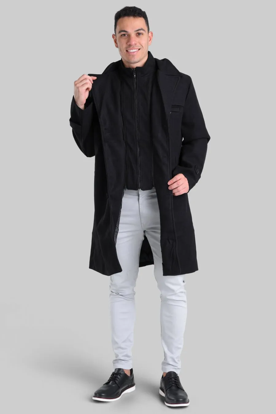 Sobretudo Montblanc Preto