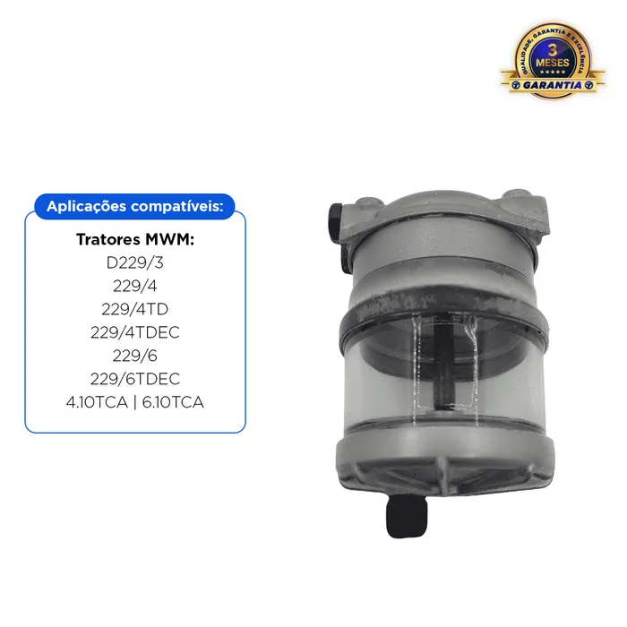73403431 / Filtro Sedimentador Do Motor Aplicável Tratores Com MWM