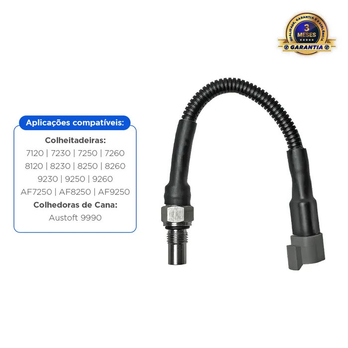 87662555 | Sensor Rotação Velocidade Aplicável Colheitadeiras Case