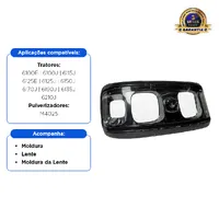 Lente Do Farol De Vidro Aplicável Trator John Deere - Al181666 - imagem 2