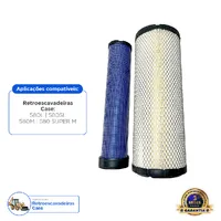 128781A1 | Kit Filtro de Ar Motor Aplicável Case 580L - imagem 2