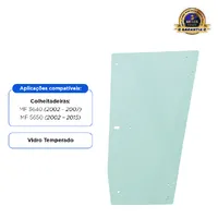 Vidro Da Porta Esquerda Aplicável Colheitadeira Massey Ferguson - 059126R1 - imagem 2