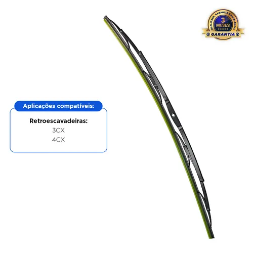 Palheta Limpador Para-brisa 650mm Aplicável Retroescavadeira JCB 333/C1550