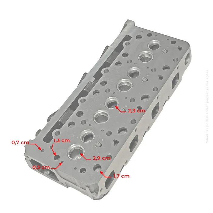 6698099 / Cabeçote Do Cilindro De Inj. Direta Kubota Aplicável Bobcat