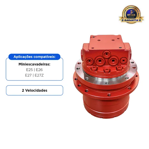 Motor De Tração Hidráulica Completo Aplicável Mini Escavadeira Bobcat -  7190517
