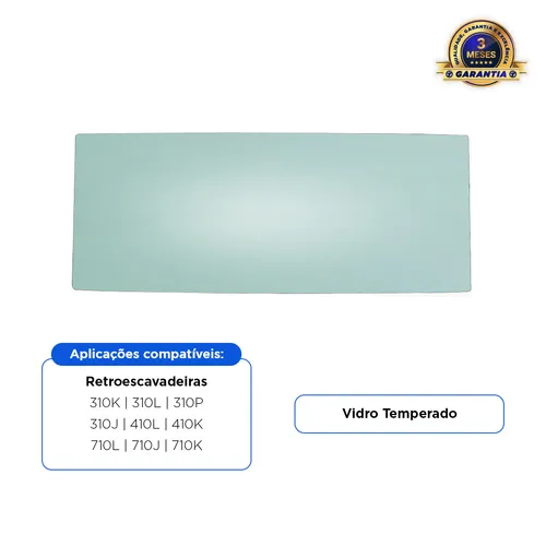 Vidro Traseiro Vigia Inferior Aplicável John Deere - T201953