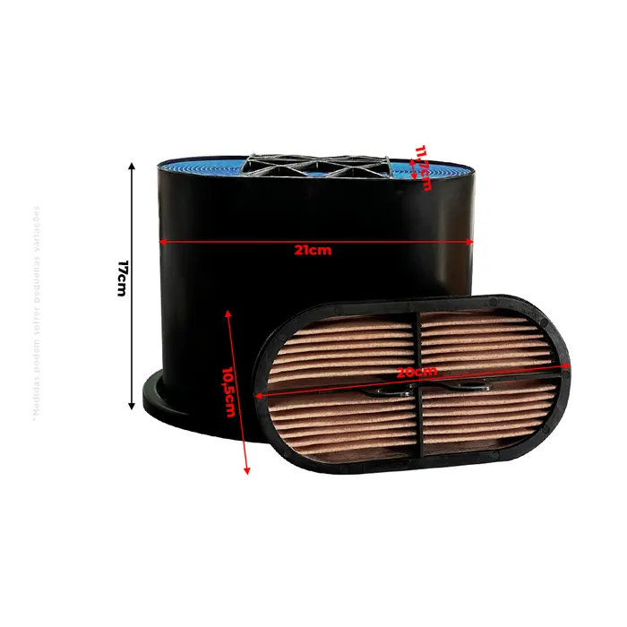 32925682 / Kit Filtro De Ar Interno Externo Aplicável Retro JCB