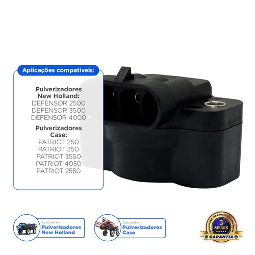 Sensor Posição Aplicável New Holland - 47708484