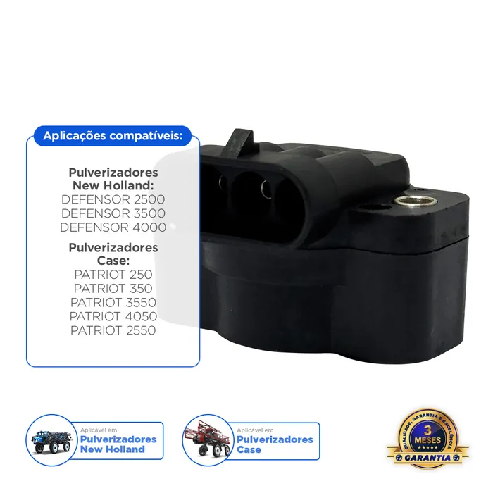 47708484 / Sensor Posição Aplicável New Holland