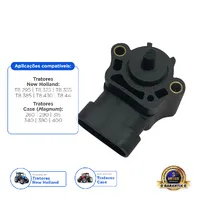 48078692 / Sensor De Ângulo Aplicável Trator New Holland - imagem 2