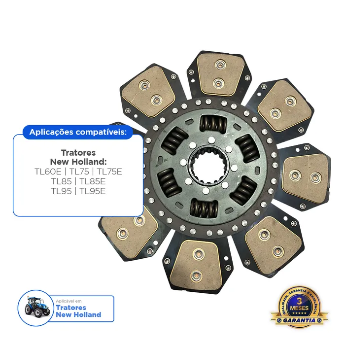 5189825 / Disco Embreagem Aplicável Trator New Holland