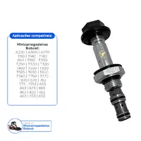 6667687 / Válvula Solenoide Controle Aplicável Bobcat - imagem 2