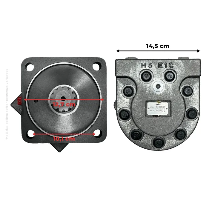 7499819 / Motor Hidráulico Tração Aplicável Minicarregadeiras Bobcat 