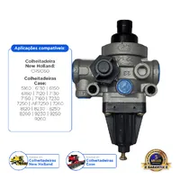 84440618 / Válvula de Alivio da Pressão Aplicável New Holland - imagem 2