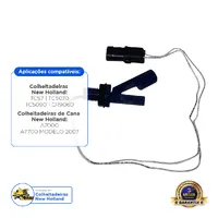 Sensor Nível Água Aplicável Colheitadeiras Case New Holland - 87377459 - imagem 2