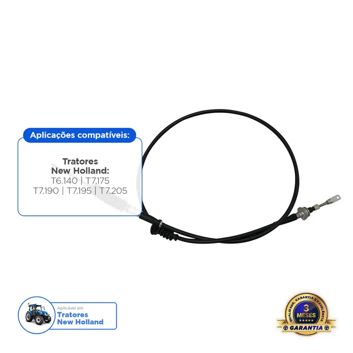 92159481 / Cabo Controle Remoto Aplicável Tratores New Holland