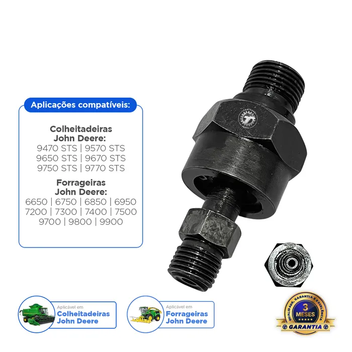AH218190 / Conexão Rotativa União Aplicável John Deere