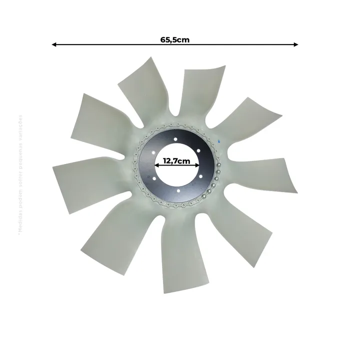 RE596810 / Hélice Ventilador Motor Aplicável John Deere
