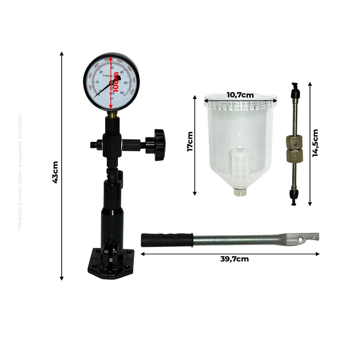 S90H S60H / Teste De Bico Injetor Mecânico Diesel Calibrador