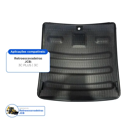 Grade Dianteira Preta Aplicável Retroescavadeira JCB - 33508180