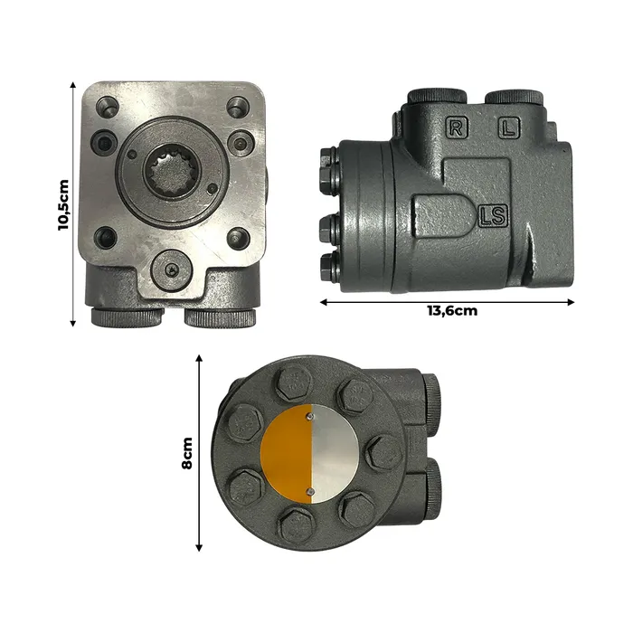 047158 / Orbitrol De Direção Hidráulica Trator Massey Ferguson